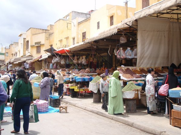 Market inside the Medina