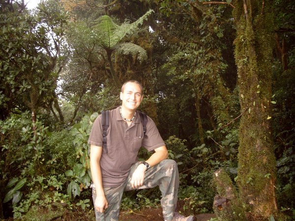 d! hiking in the rainforest