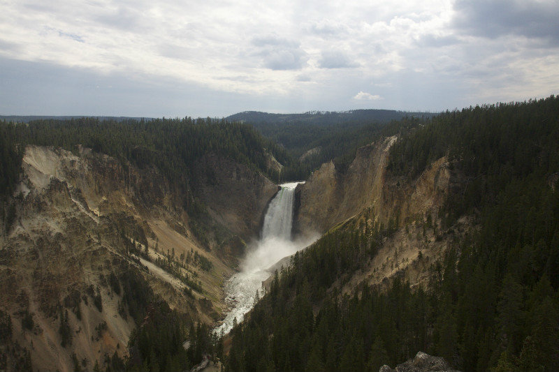 View of Lower Falls from Inspiration Point