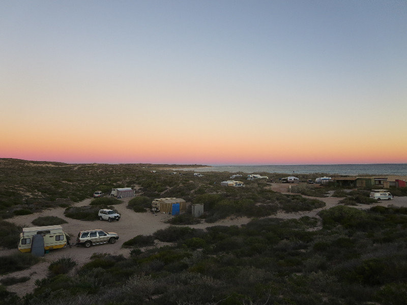 Camping on The Quobba
