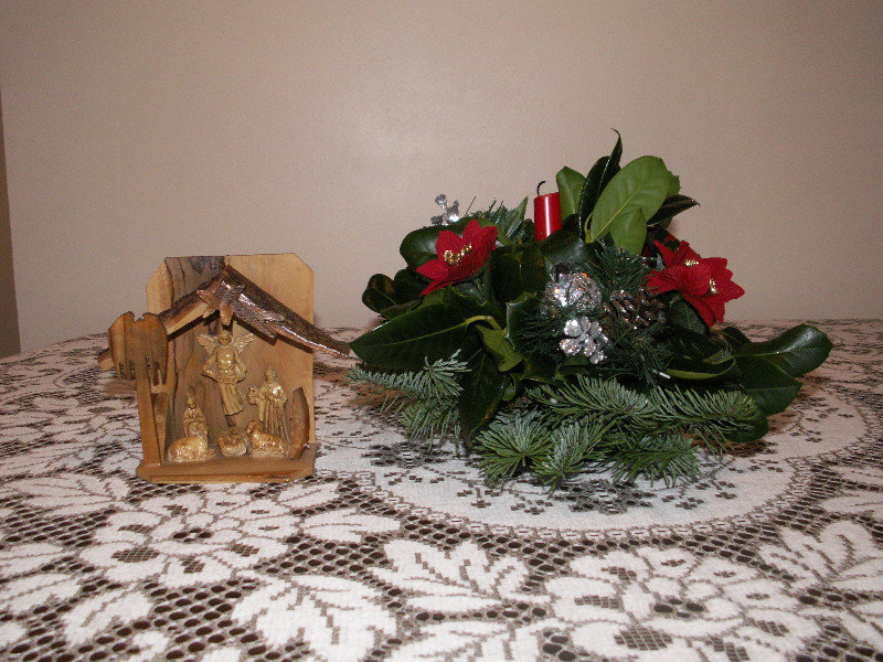 Our Nativity scene