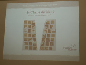IS CHRIST DIVIDED?