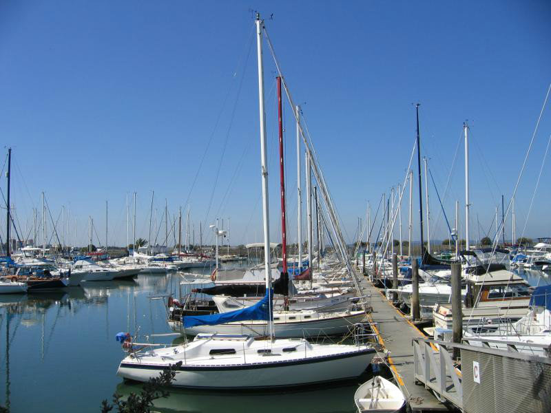 View from the Marina Restaurant Hastings