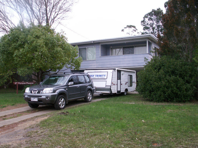 Ready to leave the Manse and Mallacoota