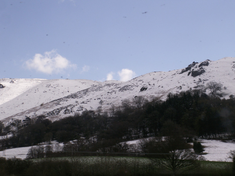 Snow on the Shropshire Hills