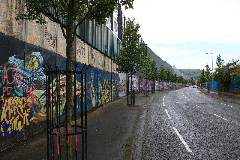 Wall in Northern Ireland