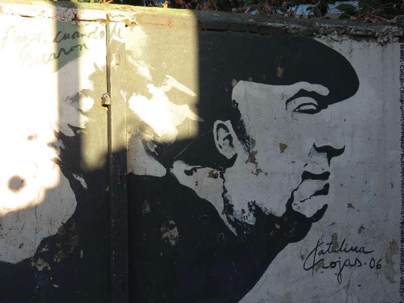 Pablo Neruda on the Wall
