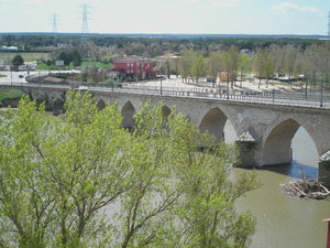 Tordesillas Bridge over the River Duero