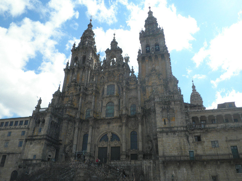 Cathedral front: Praza de Obradoiro