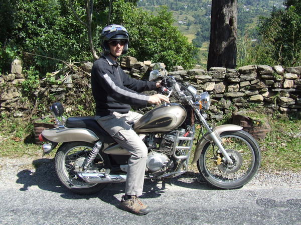 Motorbike trip around Pokhara