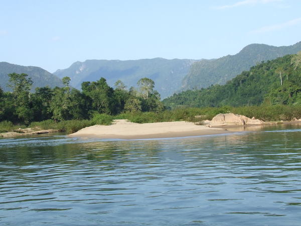 River bank Nam Ou