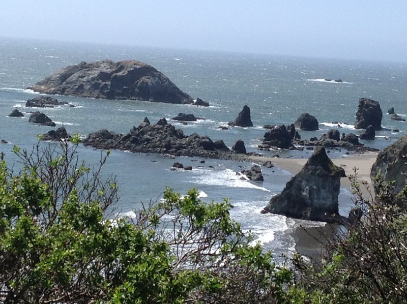 Oregon jagged coastline