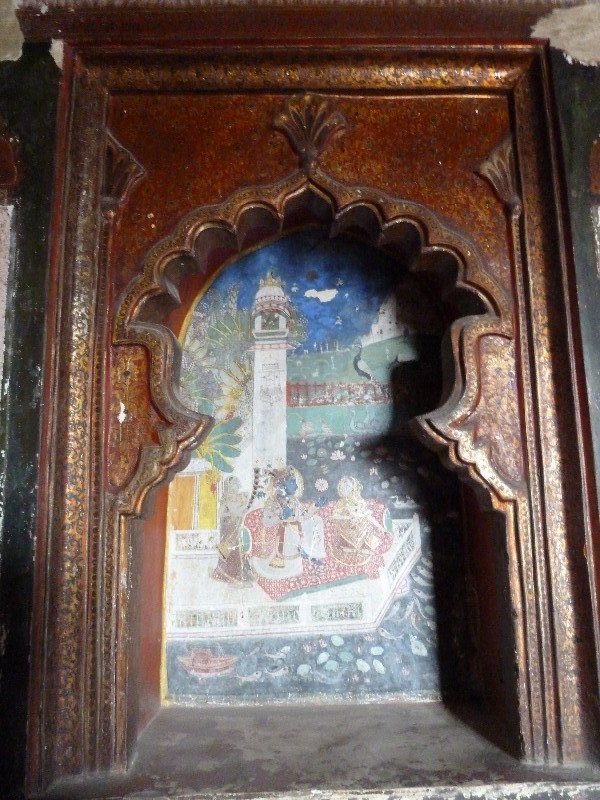 Golden paintings from Bundi Palace