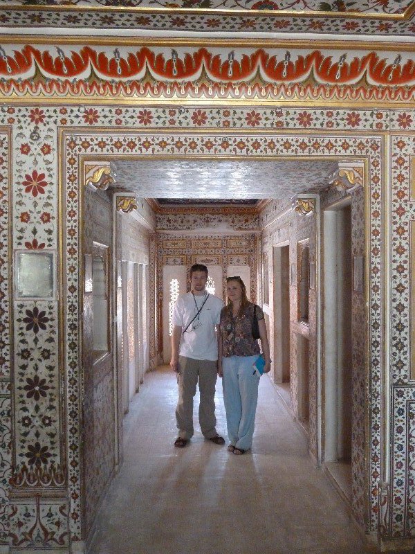 Inside the palace at Janagargh