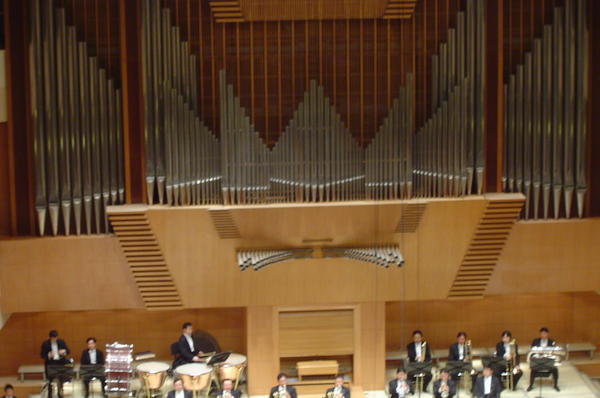 Huge Pipe Organ at the Concert Hall