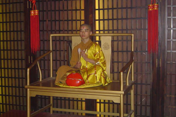 A young Shaolin Monk