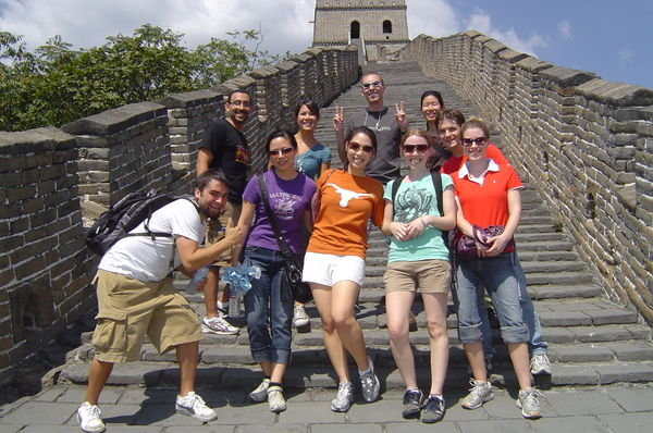 Teachers on the Great Wall