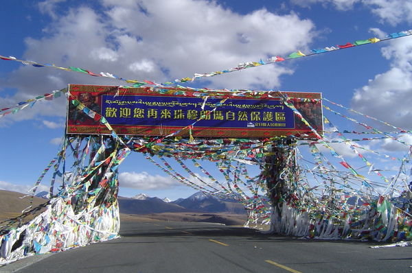 Prayer flags adorn every available surface