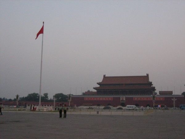 Tiananmen Square, 5:07 AM 
