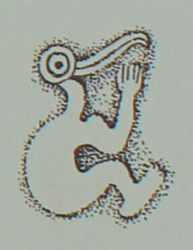 Birdman petroglyph