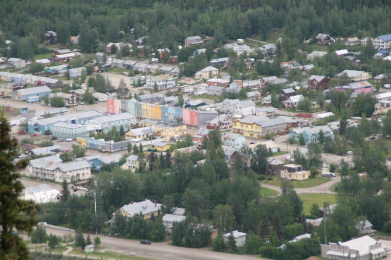 View of Dawson City