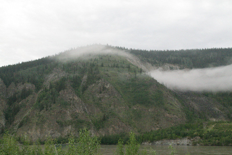 Low clouds in Dawson City