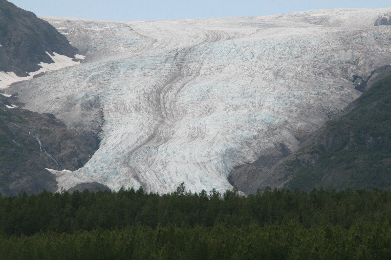 Exit glacier from lower path