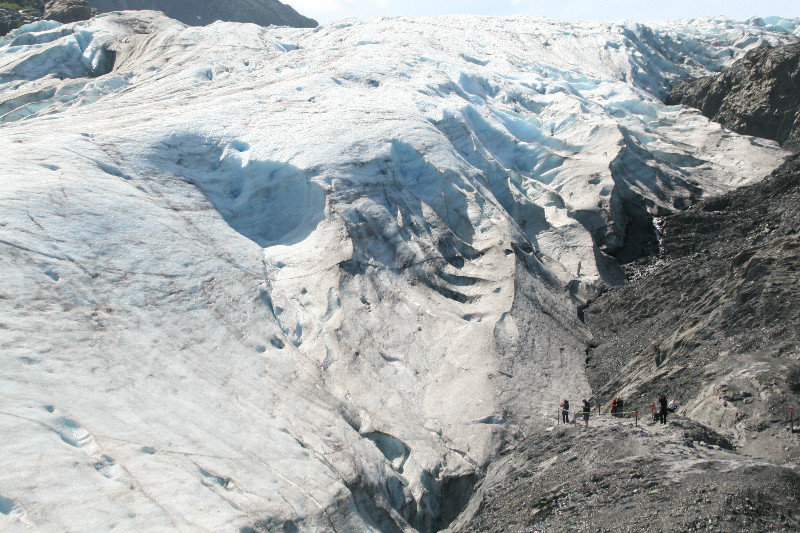 Exit glacier up close