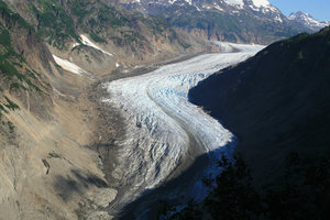 Salmon Glacier toe (end)