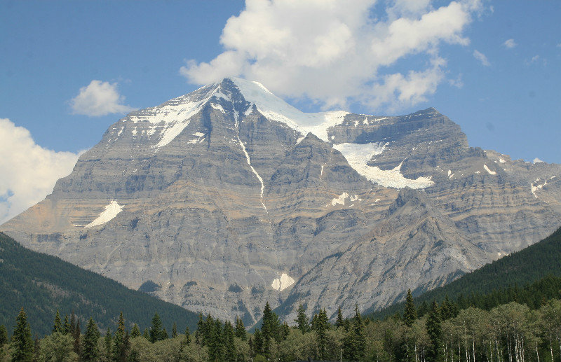 Mount Robson - view from below