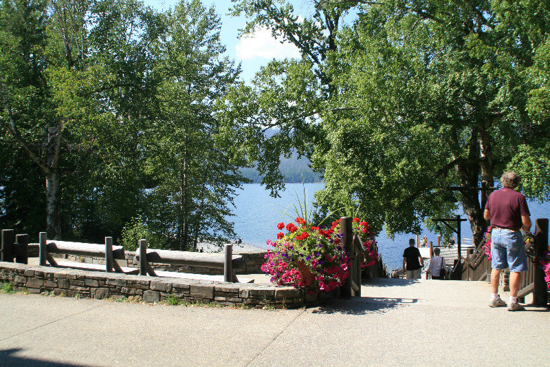Lake McDonald Hotel - view of lake