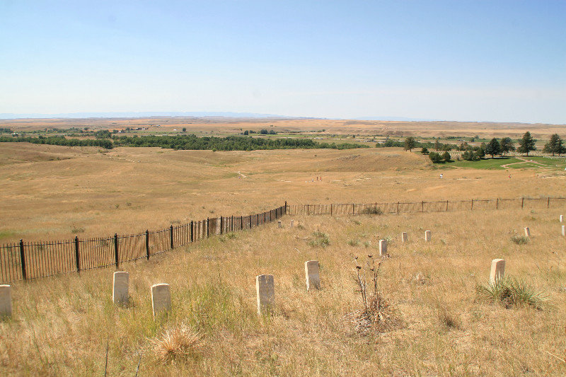 Little Big Horn fields where the final battle took place