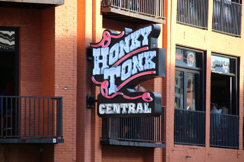 Honky Tonk Central saloon - 3 stories high