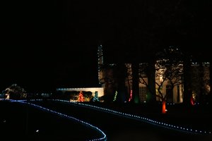 Graceland at night