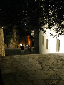 Athens Evening Street Scene