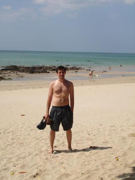 Mark on Klong Dao Beach