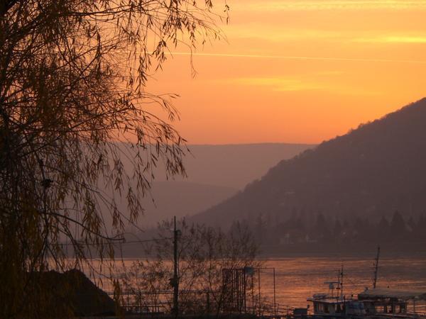 Sunset over the Danube...