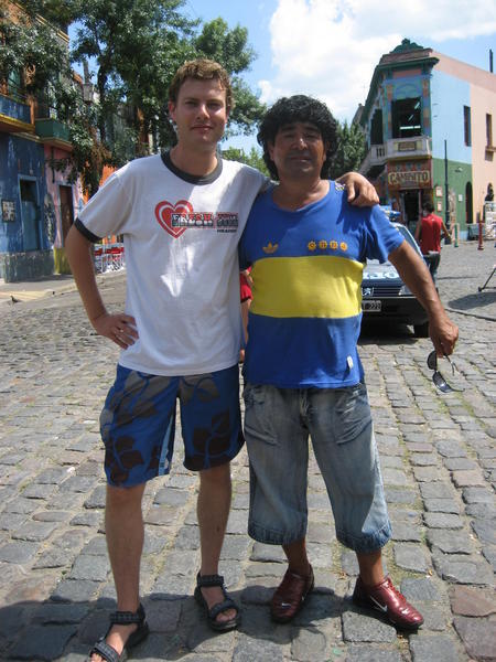 Me and Diego Maradona