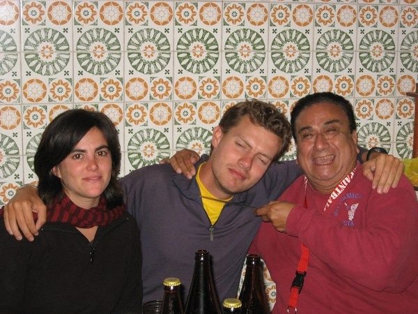 Michal, me and Genaro, the father of Miguel