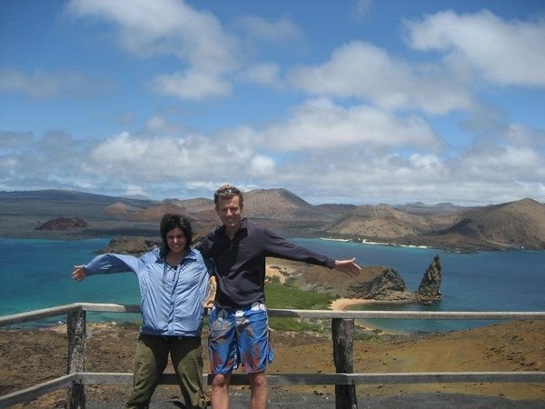 One of the most famous views in the Galapagos