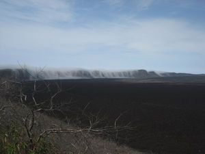 The krater of Volcan Sierra Negra
