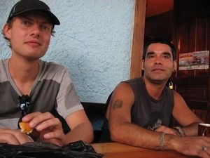 Me and Fernando at a bar in Vilcabamba