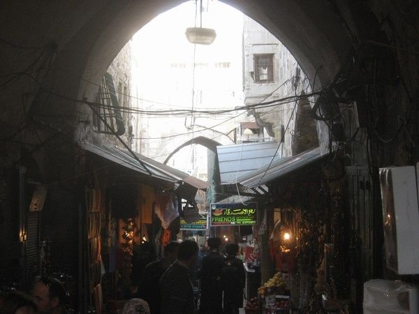 Inside the walls of the old city