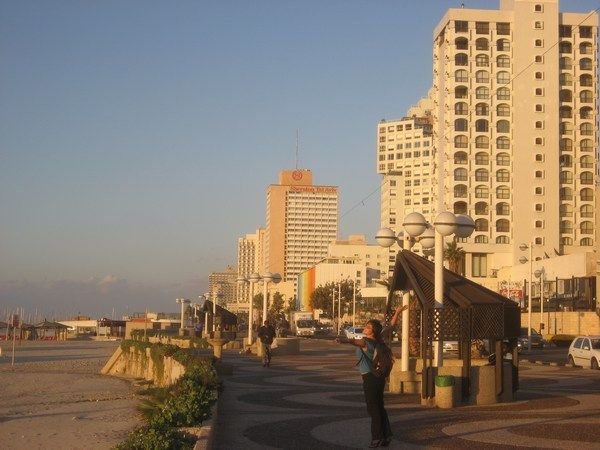 Michal and the Tel Aviv boulevard