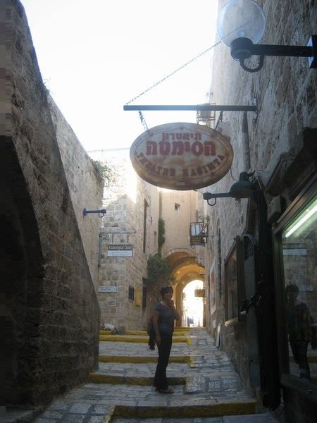 Michal in the old streets of Jafo