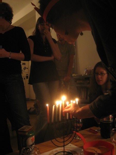 And Chanuka is all about lighting the candles