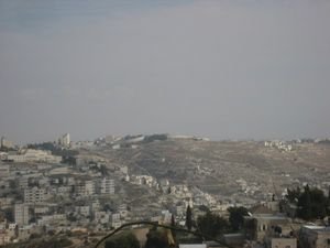 View on the hills of Jerusalem