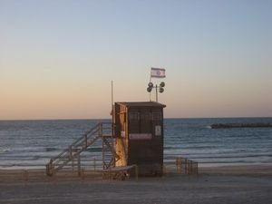 Israeli baywatch in Tel Aviv