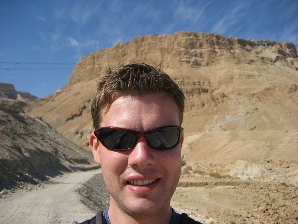 Ready to climb Masada