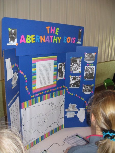 The Abernathy Boys display